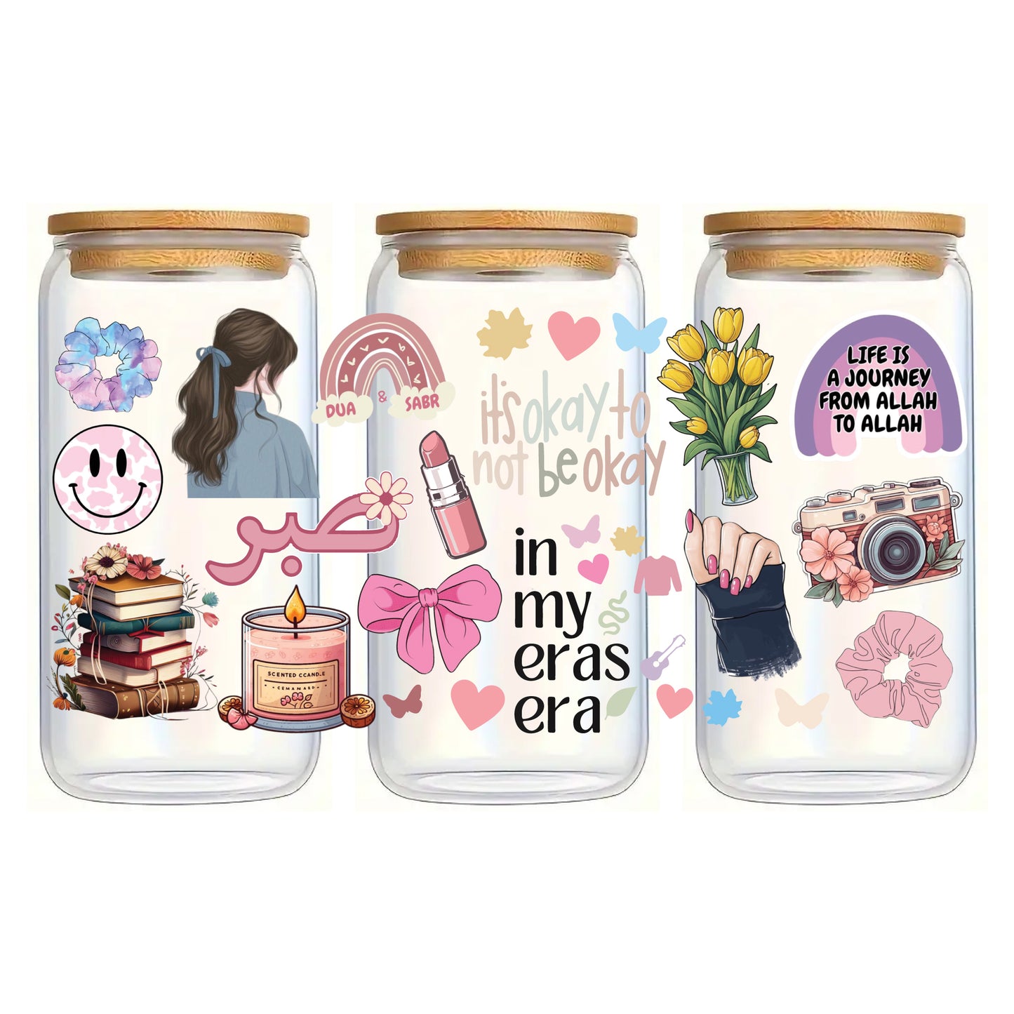 Girly Gloss Glass Cup design